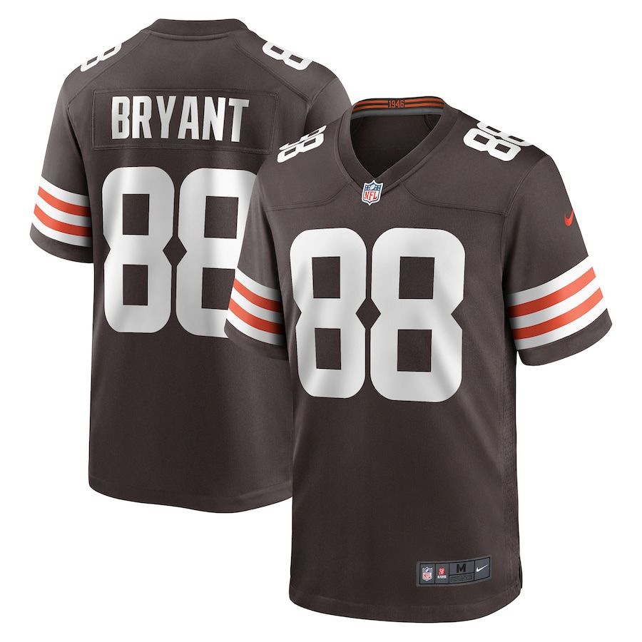 Cheap Men Cleveland Browns 88 Harrison Bryant Nike Brown Game NFL Jersey